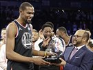 Kevin Durant z LeBronova týmu se stal nejuitenjím hráem Utkání hvzd NBA.