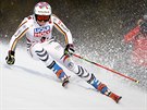 Nmecká lyaka Viktoria Rebensburgová na trati obího slalomu na mistrovství...