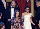 Princ William a vévodkyn Kate na udílení cen BAFTA (Londýn, 10. února 2019)