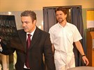 Martin Zounar a Viktor Limr v seriálu Rodinná pouta (2004)
