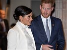 Vévodkyn Meghan a princ Harry na návtv Muzea pírodní historie (Londýn, 12....