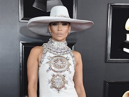 Jennifer Lopezová na cenách Grammy (Los Angeles, 10. února 2019)