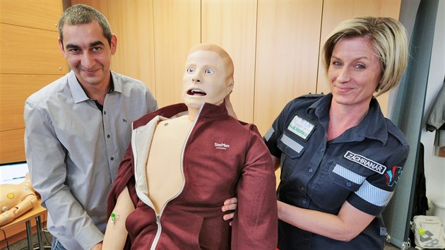 Nov robotizovan simultory pacient m ve vbav krajsk zchranka v Karlovch Varech.