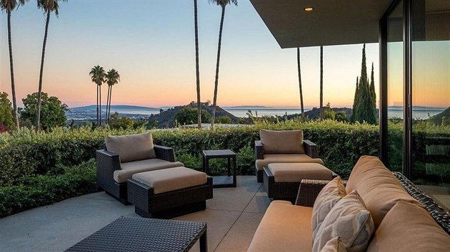 Luxusn vila v Los Angeles, kterou vlastnil miliard Elon Musk.