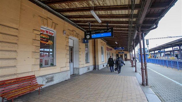 Vlakové nádraží Tábor (únor 2019)