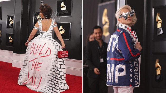 Bizarn outfity celebrit, ktermi vyjaduj podporu Trumpa