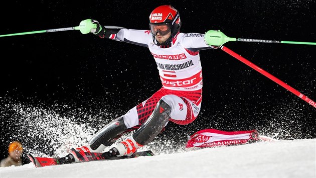 Rakousk slalom Christian Hirschbhl v zvod ve Stockholmu