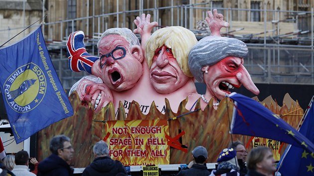 Demonstrace odprc brexitu v Londn (14. nora 2009)