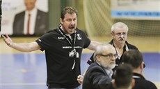 Plzeský trenér Michal Tonar pi utkání proti Karviné.
