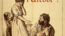 Francouzská protialkoholní propaganda z roku 1917 útoí na city spojené s...