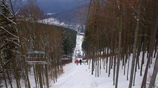 estisedaka ve skiareálu Kouty