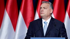 Maarský premiér Viktor Orbán pednáí svj výroní projev o stavu zem. (10....