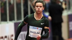 Pavel Maslák vyhrál v Ostravě běh na 300 metrů.