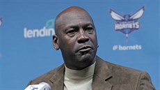 Michael Jordan, majitel Charlotte Hornets a hostitel Utkání hv�zd NBA 2019