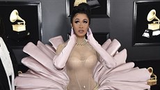 Cardi B na cenách Grammy (Los Angeles, 10. února 2019)