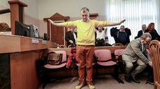 Nkdejí spolumajitel Mostecké uhelné spolenosti Antonín Koláek u soudu,...