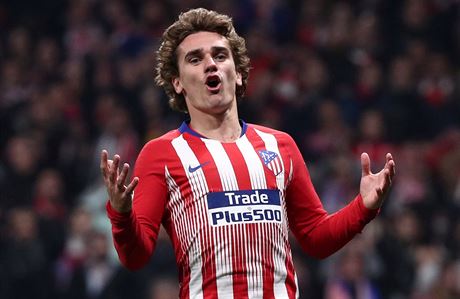 Antoine Griezmann z Atlética Madrid neví, e jeho stela neskonila v síti...