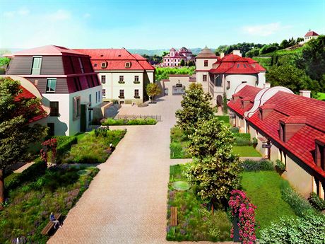Chateau Troja Residence, Praha - Troja. Developersk projekt vyrst na mst...