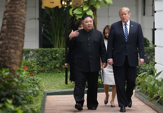 Summit amerického prezidenta Donalda Trumpa a vdce KLDR Kim ong-una v Hanoji...