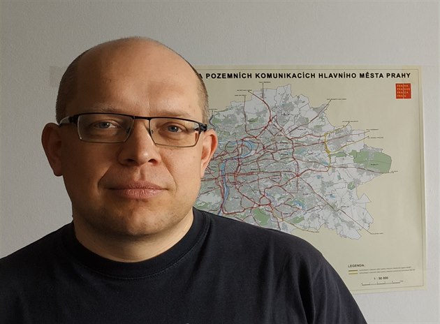 Tomá Prousek, specialista na veejnou dopravu v Praze.