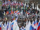 Rusové v Moskv uspoádali pochod na uctní památky opoziního politika Borise...