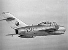 V Aeru licenn vyrábný cviný MiG-15UTI