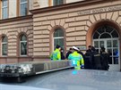 Policie evakuovala budovu Vrchnho soudu v Olomouci, protoe anonym nahlsil,...