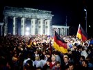 Berlínské oslavy znovusjednocení západního a východního Nmecka (3. íjna 1990)