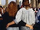 Berlínské oslavy znovusjednocení západního a východního Nmecka (3. íjna 1990)