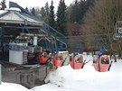 Kabinkov� lanovka v Mari�nsk�ch L�zn�ch