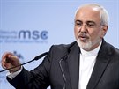 Íránský ministr zahranií Mohammad Davád Zaríf na konferenci v Mnichov (18....