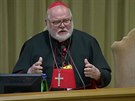 Kardinál Reinhard Marx hovoí na summitu ve Vatikánu o sexuálním zneuívání....