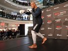Zápasník MMA Marcos Rogerio de Lima se ukázal v Praze na veejném tréninku ped...