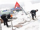 pindlerv Mlýn se chystá na Svtový pohár v alpském lyování.
