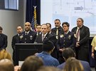 Chicagská policie na tiskové konferenci o pípadu údajného napadení herce...