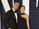 Cash Warren a Jessica Alba na Vanity Fair Oscar Party (Los Angeles, 24. února...