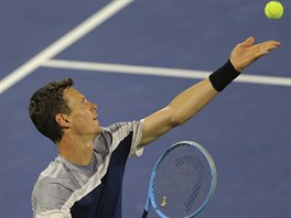 Tom Berdych pi podn na turnaji v Dubaji