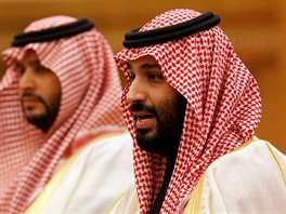 Saúdský korunní princ Muhammad bin Salmán, podez�elý z odpov�dnosti za vra�du...