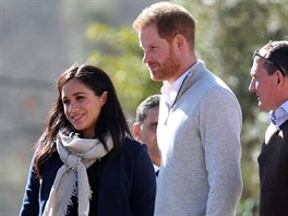 Princ Harry a vévodkyn Meghan na návtv Maroka (Asni, 24. února 2019)