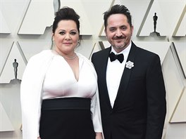 Melissa McCarthy a Ben Falcone na Oscarech (Los Angeles, 24. února 2019)