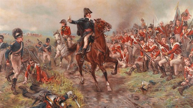 Arthur Wellesley vedl u Waterloo jako poln marl spojeneck vojska proti Napoleonovi.