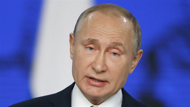 Ruský prezident Vladimir Putin přednesl v Moskvě tradiční poselství federálnímu shromáždění. (20. února 2019)