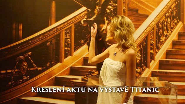 Rekonstrukce slavné scény z filmu Titanik