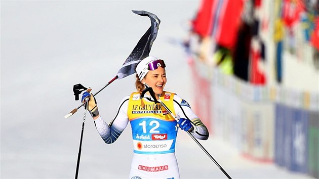 Stina Nilssonov slav na mistrovstv svta v Seefeldu stbro ve sprintu.