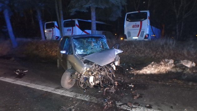 Nehoda u Mladch Buk na Trutnovsku (20. 2. 2019)