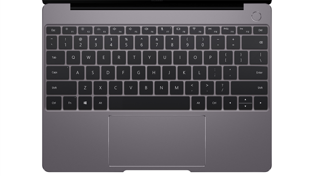Podobn klasick rozloen klvesnice a velk touchpad najdeme u mnoha ultabook, nov Huawei MateBook 13 nevyjmaje.