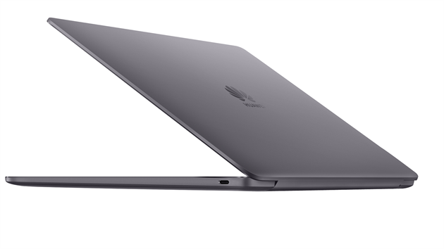 irok kloub notebooku Huawei MateBook 13 nedovol otoit displej ani o 180 stup.