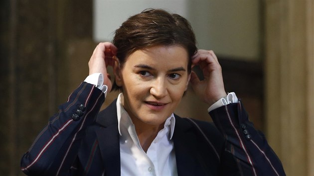 Srbsk premirka Ana Brnabiov (Blehrad, 23. dubna 2018)