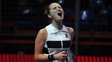 Markéta Vondrouová ve finále turnaje v Budapeti.