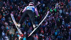 Pokus Romana Koudelky v prvním kole závodu mistrovství sv�ta na velkém m�stku v...